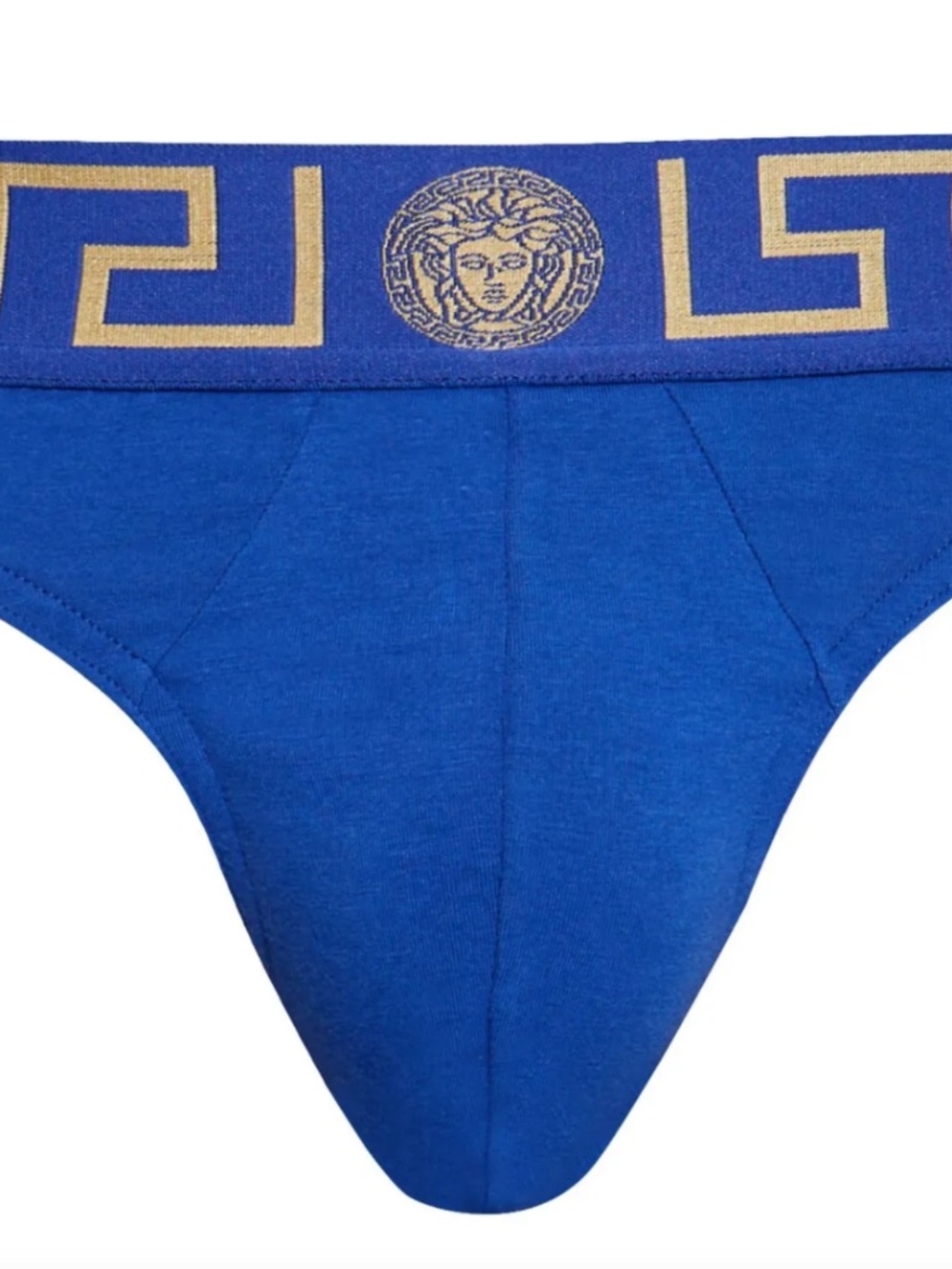 Versace Greca Border Medusa Greek Key Logo Thong Underwear - Lot of 3